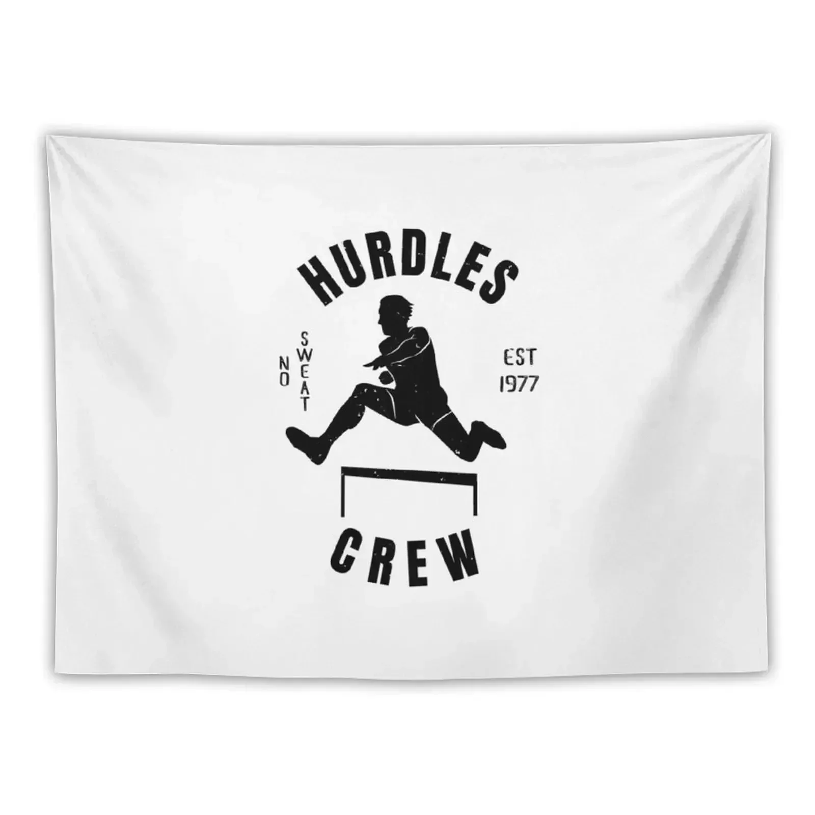 Mens Athletics Hurdles Crew Athlete Gift Tapestry Hanging Wall Bedroom Decor Aesthetic Wall Decor Hanging Tapestry