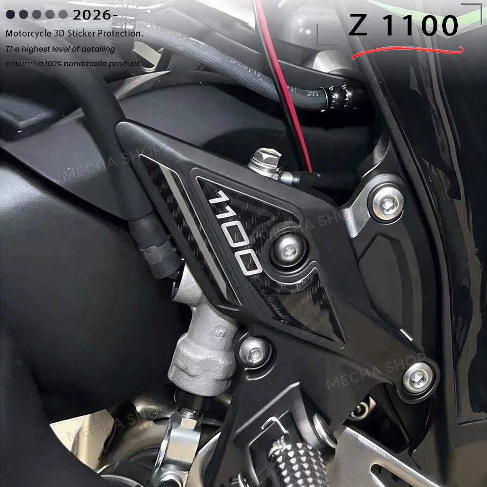 

For Z 1100 SE 2026 Z1100 Accessories Motorcycle Heel Protection Waterproof 3D Epoxy Resin Sticker