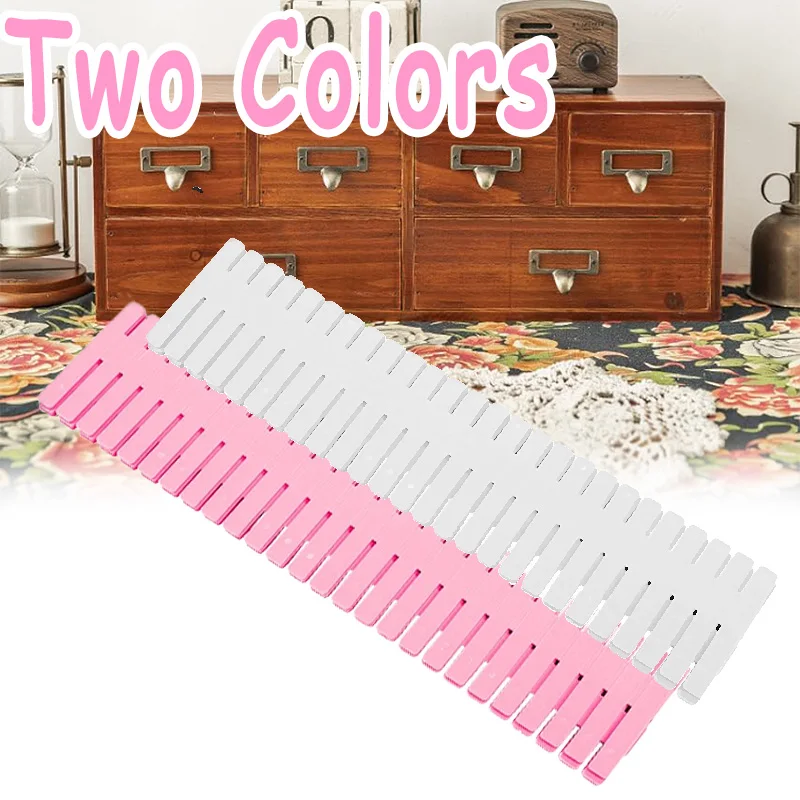 16PCS Adjustable Drawer Divider DIY Storage Shelf Home Free Combination Partition Cosmetic Socks Underwear Items Storage Shelf