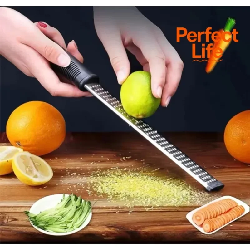 

1Pcs High Quality Stainless Steel Peel Lemon Cheese Vegetable Manual Grater Peeler Sharp Blade Choppable Cheese Kitchen Tools