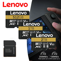 Lenovo SD Memory Card 2TB 1TB Class 10 High Speed Micro SD Card 1TB 512GB For Nintendo Switch PC Smart phone SD Card 128GB 256GB