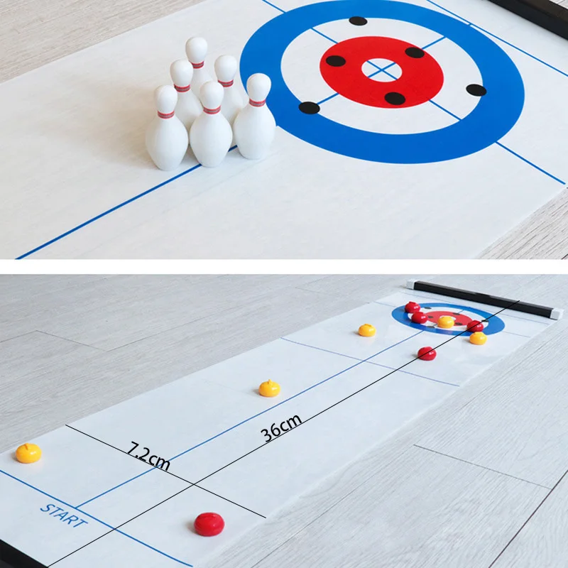 Ensemble de jeux de bowling pliables portables pour enfants, jeux de table interactifs parent-enfant, maison, école, voyage, 2 en 1