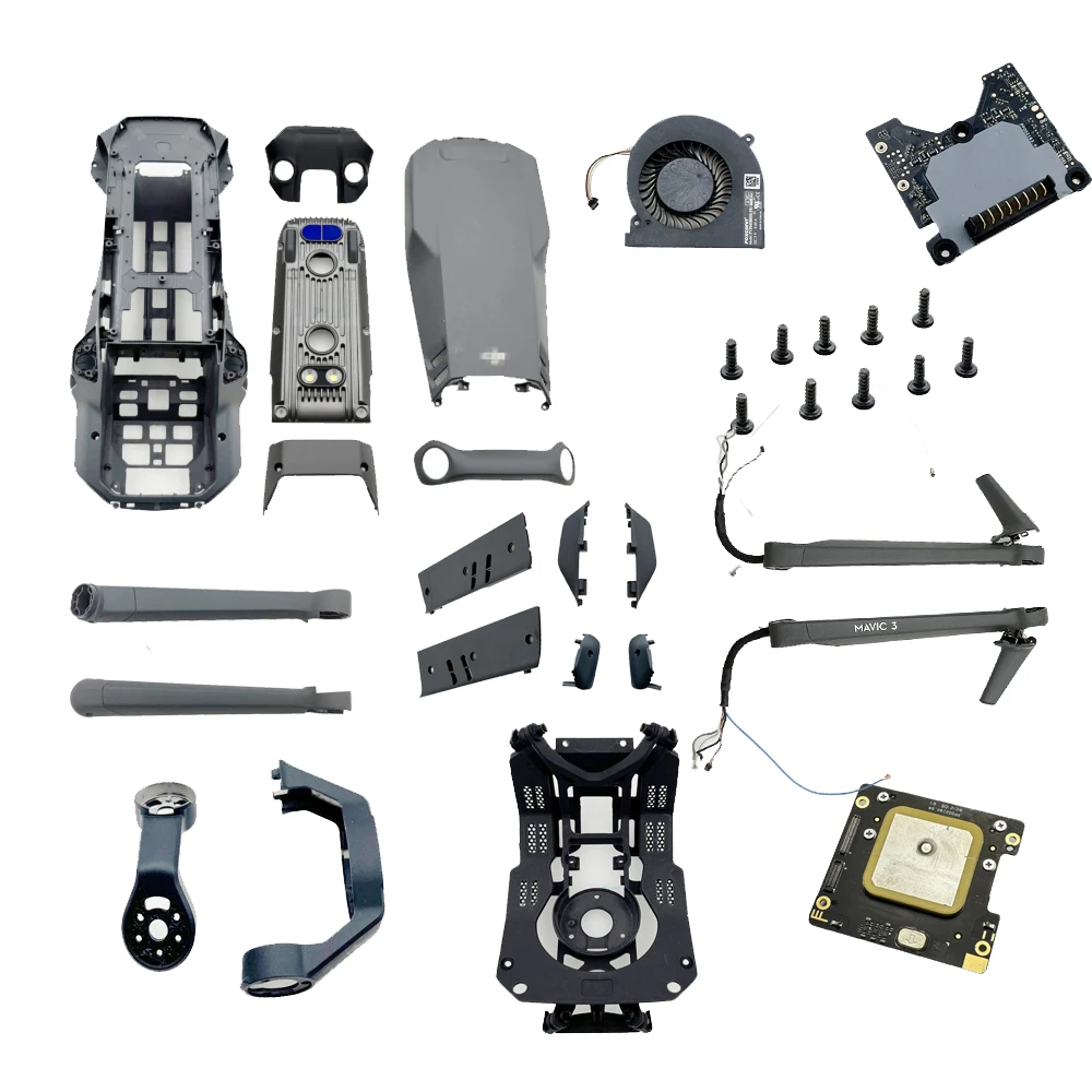 Original Body Shell สําหรับ Mavic 3 Upper/กลาง/ด้านล่างกรอบเปลือกแขนฝาครอบด้านหน้าด้านหน้า/ด้านหลังซ้าย/ขวาแขนอะไหล่ ESC