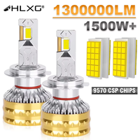 2Pc H7 H4 LED Car Headlight Bulbs 1300000LM CSP 9570 H1 H11 H8 9005 HB3 9006 HB4 9012 HIR2 Fog Light CANBUS 1500W High Power 12V