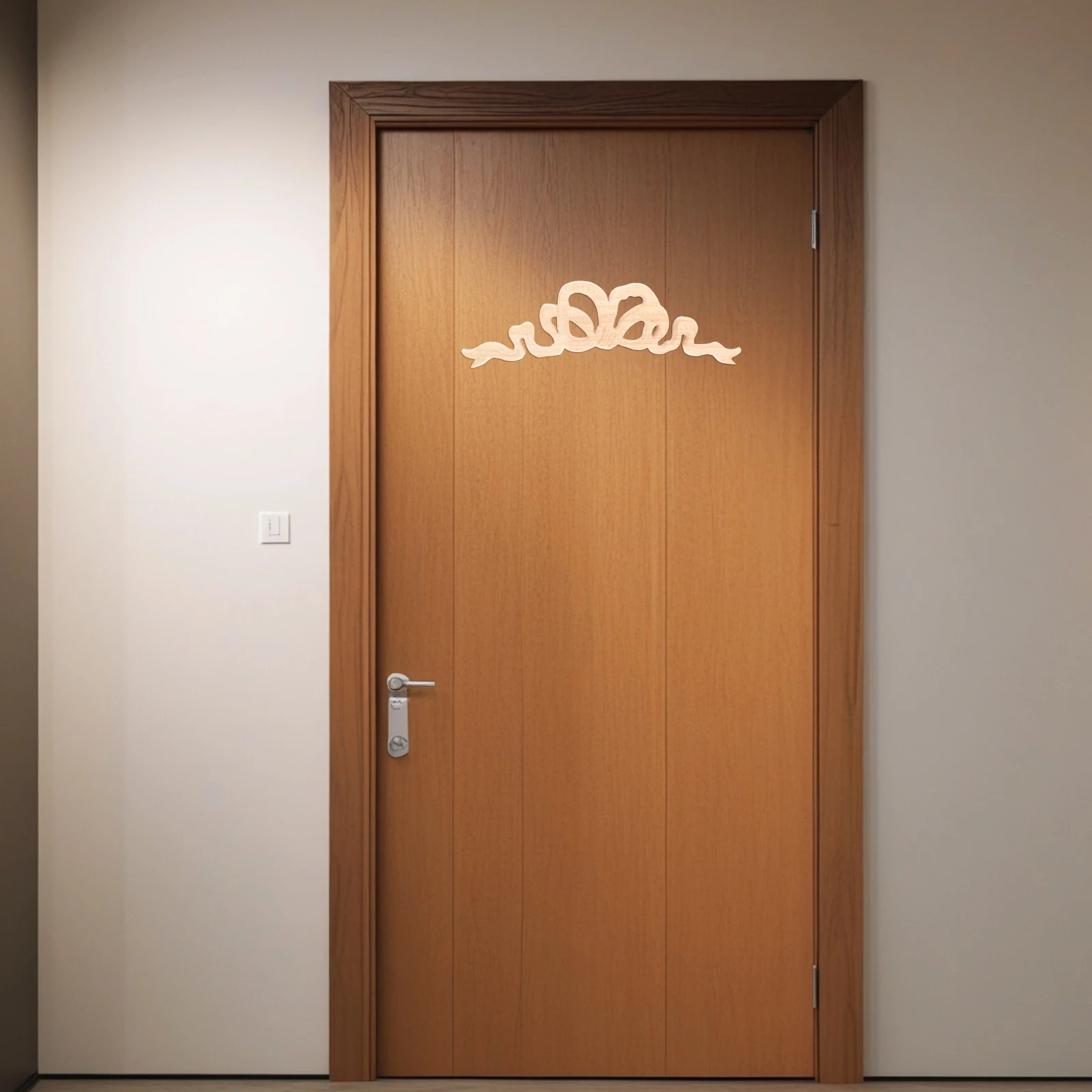 

Solid Wood Bow Carving Furniture Appliques Chips Accents Decorative Wall Hanging Decoration Knot Craft