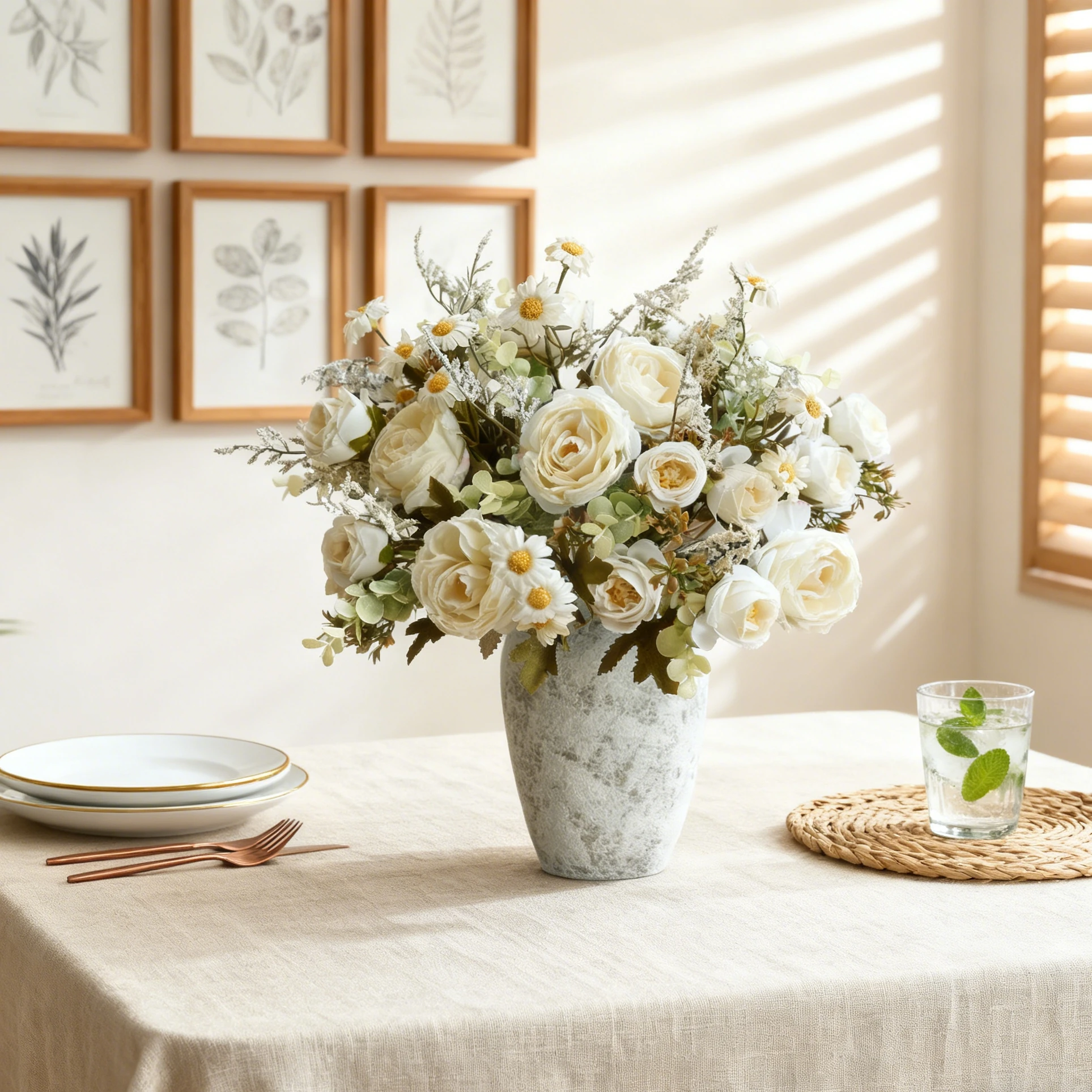 زهرة اصطناعية الحرير ارتفع عباد الشمس طاولة غرفة المنزل إكليل الزفاف باقة الزفاف ديكورا عيد الحب في الهواء الطلق ساحة حديقة لتقوم بها بنفسك هدية #1