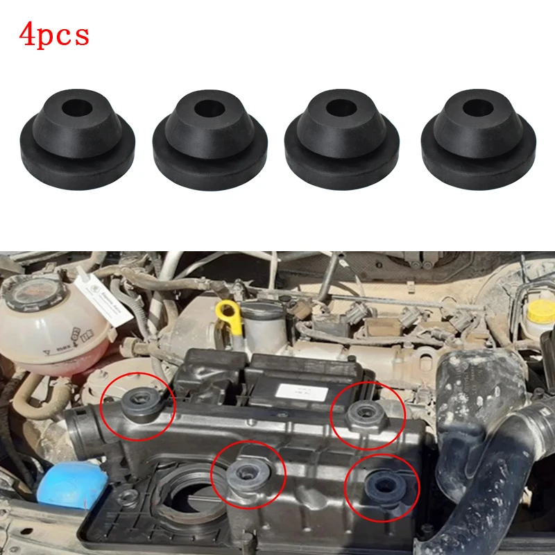 4pcs Air Filter Cleaner Buffer Housing Rubber Engine Cover Stop Mount 036129689B For AUDI A1 S1 A2 A3 8P A6 S6 Q3 8U RS3 RS6 TT