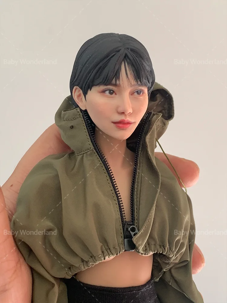 1/6 1/12 Malowane w skali słynne japońskie aktorki i piękności Model głowy dla 12-calowych 6-calowych kobiecych figurek akcji Body Dolls