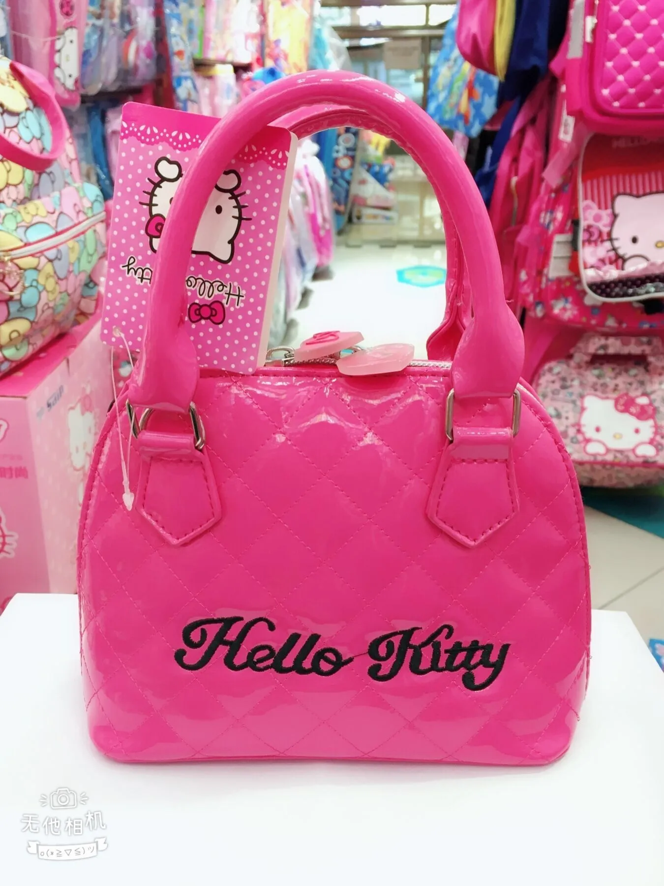 PU Leather Children Handbag Kawaii Sanrio Pink Hello Kitty Shoulder Bag Mini Crossbody Bag Cartoon Cute Coin Purses For Girls