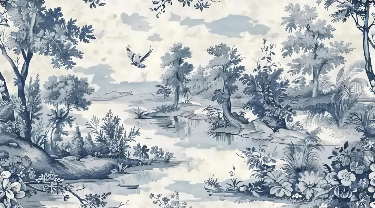 Custom Wallpaper European Southeast Asian Plants Children's Room Living Room Bedroom Background Wall Decoration Wallpaper Mural