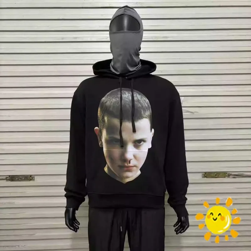 

24SS Top Level Version Crewneck IH NOM UH NIT Boy Avatar Digital Print Sweatshirts Men Women High Quality Hoodies