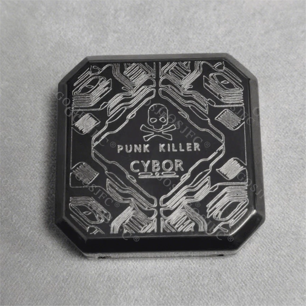 ZDEDC Square Fidget Slider Titanio ruota sinistra e destra 360 °   Giocattolo antistress Fidget Toys per adulti
