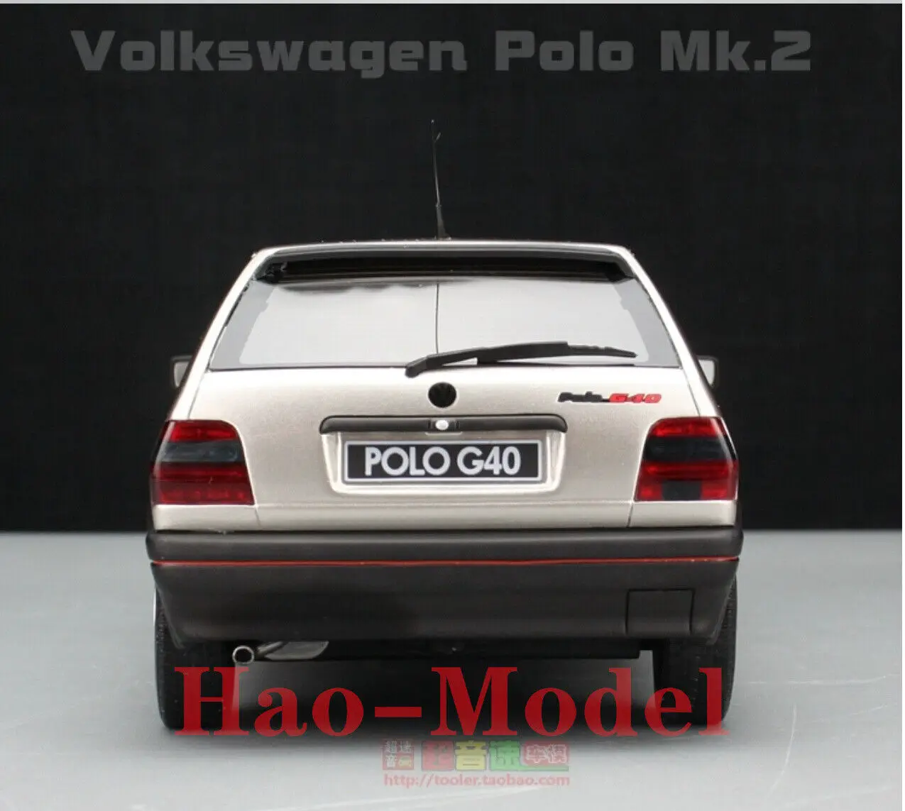 Otto-レジン-ミニチュアシミュレーションカー,フォルクスワーゲンポロmk2 g40,1:18,限定玩具,誕生日プレゼント,趣味,展示コレクション