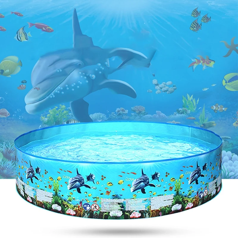 60’’ Small Swimming Pool Outdoor Garden Party Family Activity Yard Paddling Pool Drop shipping