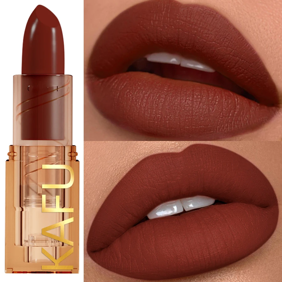 1PC sexy rossetto rosso impermeabile velluto naturale opaco liscio rossetto ad alta pigmentazione trucco coreano smalto per labbra donna cosmetico
