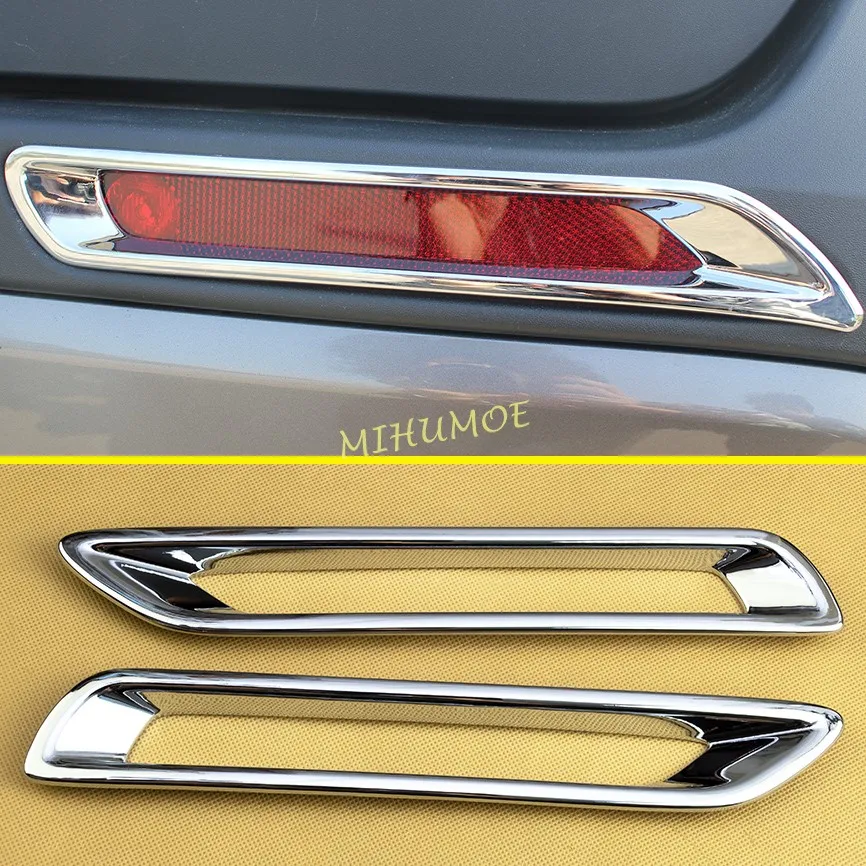 

For Toyota RAV4 Suzuki Across 2Pcs/set Chrome Car Rear Tail Fog Light Cover Trims ABS 2020 2021 2022 2023 2024 2025