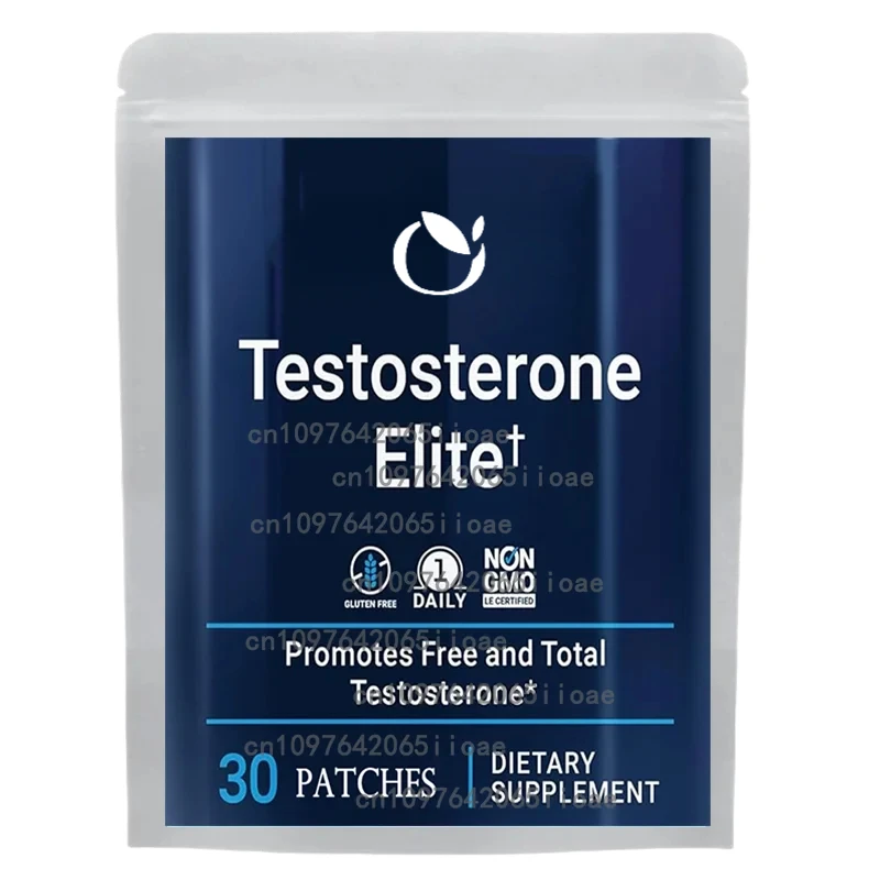 Life Extension Testosterone Booster for Men with Horny Goat Weed, Maca Root Transdermal Patches Energy Stamina 30 Patches