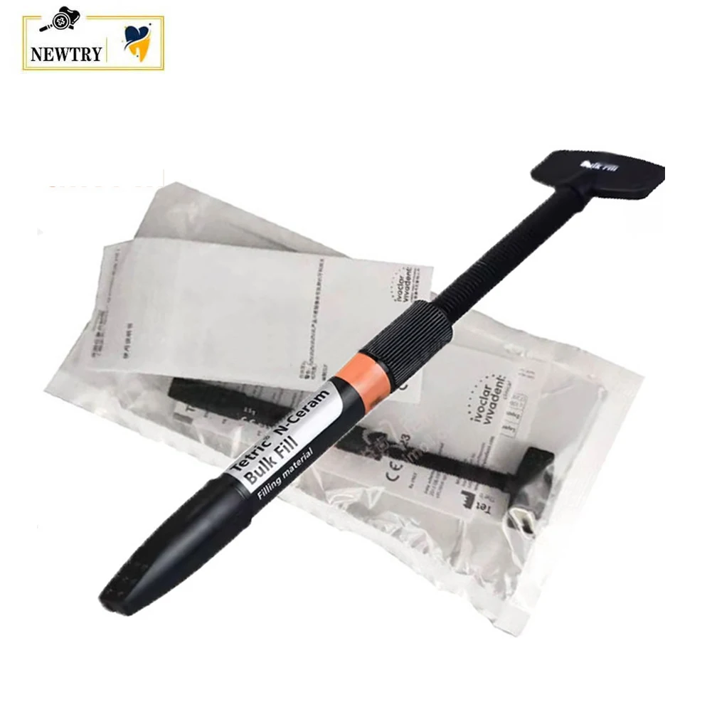

Original Ivoclar Tetric N-Ceram Bulk Fill Composite Resin Nano-hybrid Light Curing Dental Posterior Restorative Material 3.5g