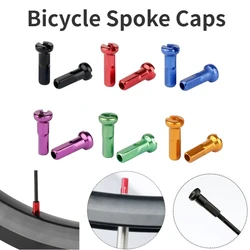 50/100pcs Bicycle Spoke Cap High-quality Cycling Wheel Nipples Cap for 14G 2mm Spoke MTB Road Bike Colorful Wheel Spoke Nipple