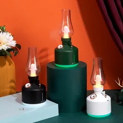 Retro humidification time light bedroom USB night light bar bar RGB colorful ambient light small desktop aromatherapy humidifier