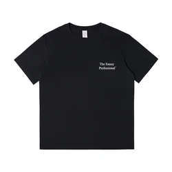2025 THE ENNOY PROFESSIONAL Letter Embroidery Japanese Style High Quality T-shirt Long Sleeved Men Women Unisex Cotton T-shirt