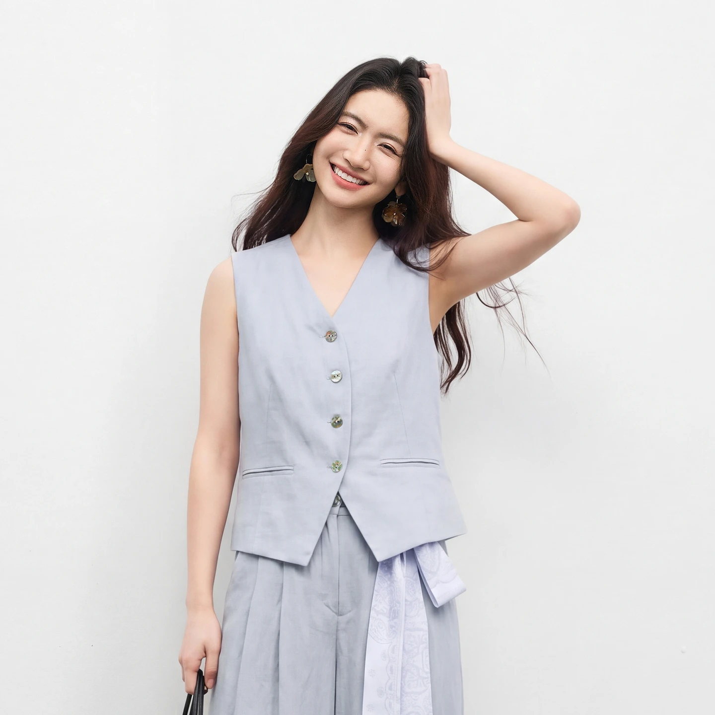 Blue Gray Vest