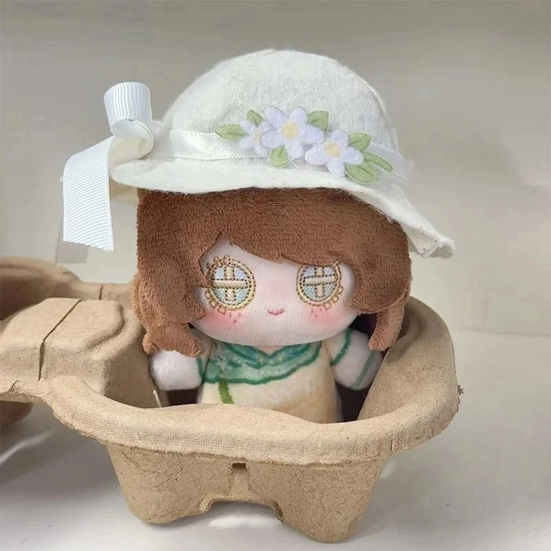 Recheado 10cm jogo anime identidade v menina-eurydiceunu fonte corpo boneca de pelúcia brinquedo macio vestir-se algodão presente do miúdo