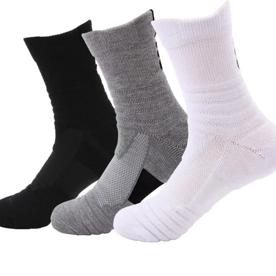 

3 Pairs Men's Comfort Fit Cushion Performance Athletic Crew Socks for Outdoor Sports 2026 New