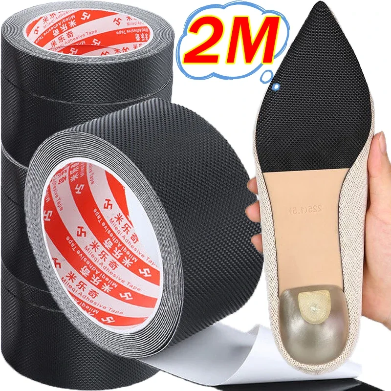 2M Oxford Non-Slip Shoes Mat Women No-adhesive High Heel Sticker Anti-Slip Heel Sole Protectors Rubber Pads Wearable Cushion 