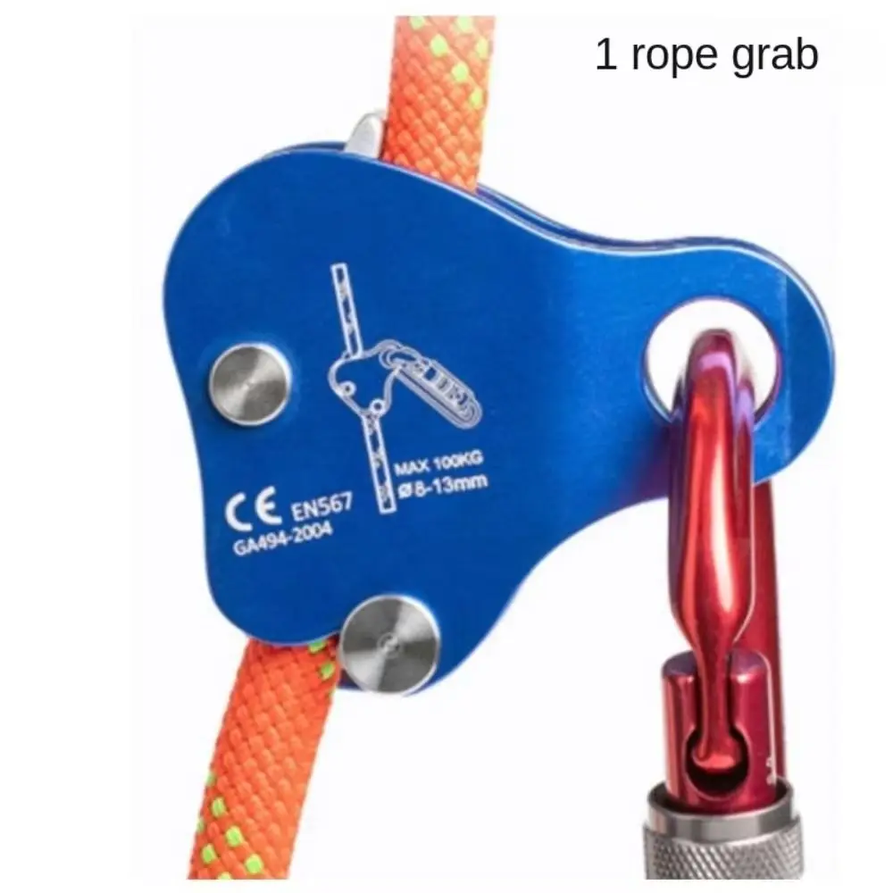 High-altitude Tools Self-lock Carabiner Anti Fall Design Protective Equipment Rope Grab Device Automatic Locking Rescue Device