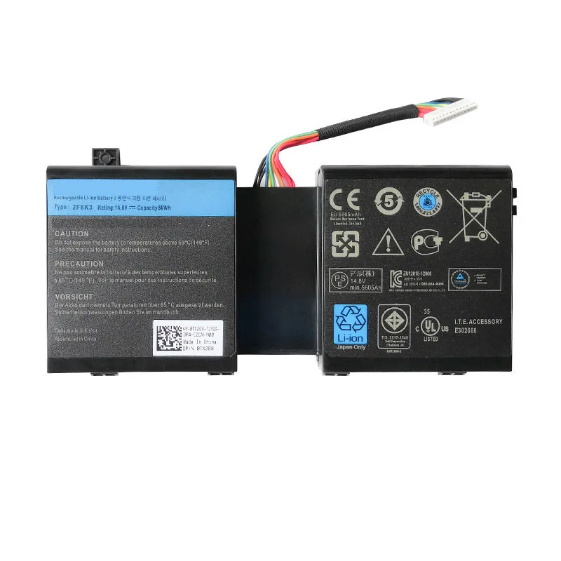 UGB New 2F8K3,G33TT Battery for DELL Alienware 17 18 18x M17X R5 M18X R1 R3 0KJ2PX KJ2PX