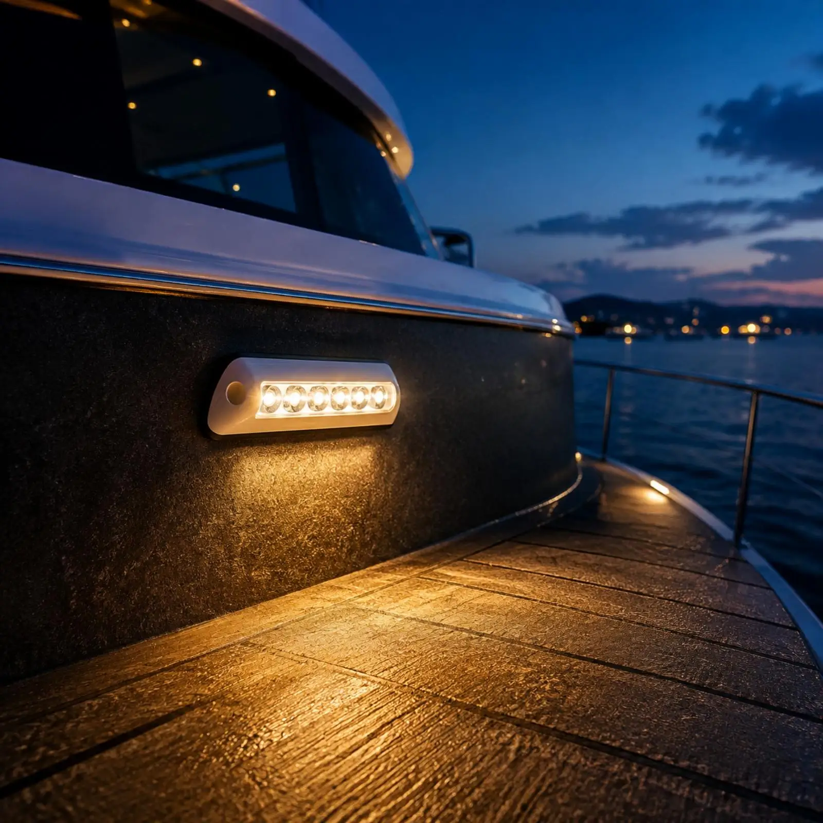 Motorhome RV LED Ceiling Light 12V Slim Strip Lamp for Cabin Awning Entry Area of Camper