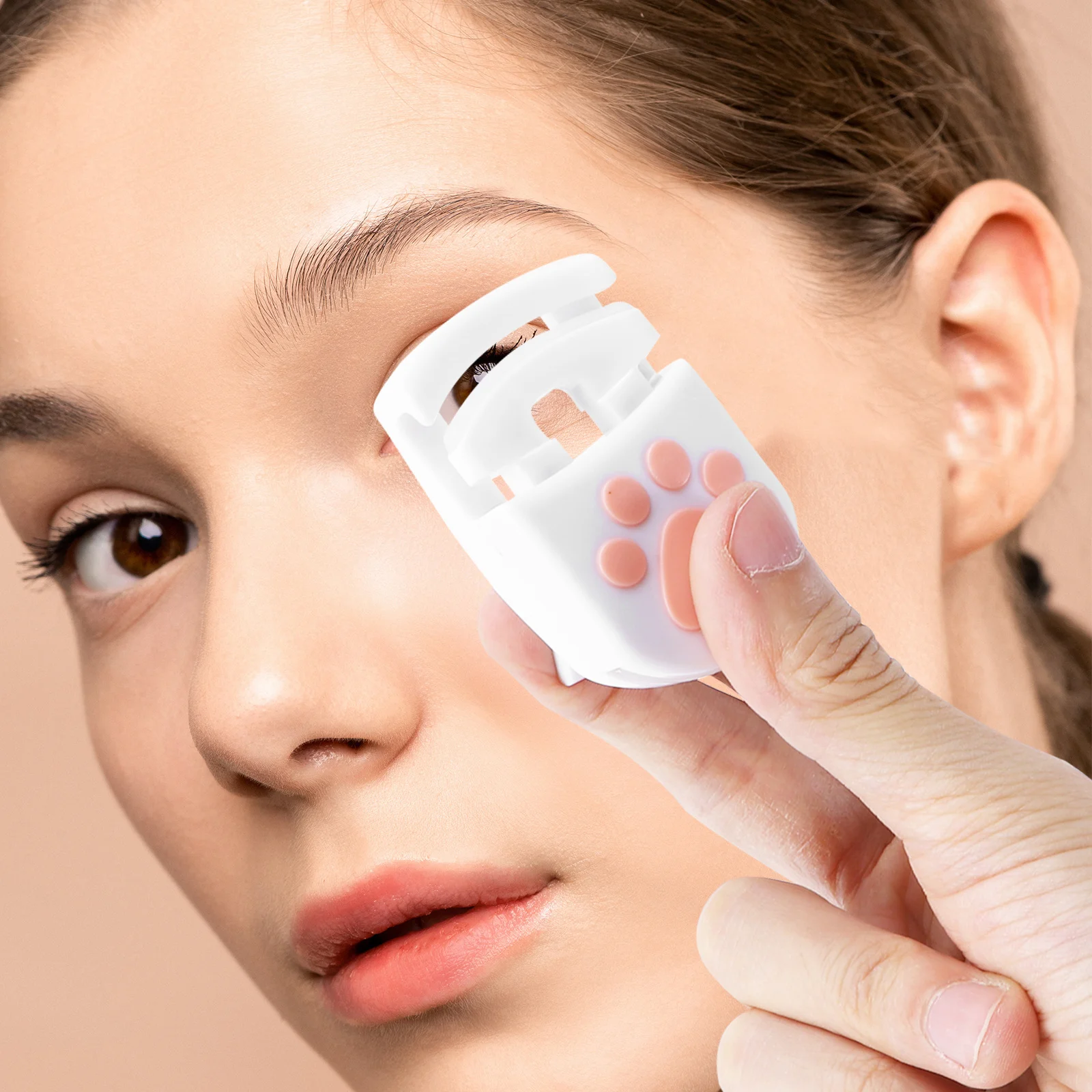 مجموعة واحدة من أدوات تشذيب أداة تجعيد الرموش الصغيرة، تصميم خفيف الوزن، تجعيد سريع، للاستخدام الشخصي الاحترافي للعناية بالعين