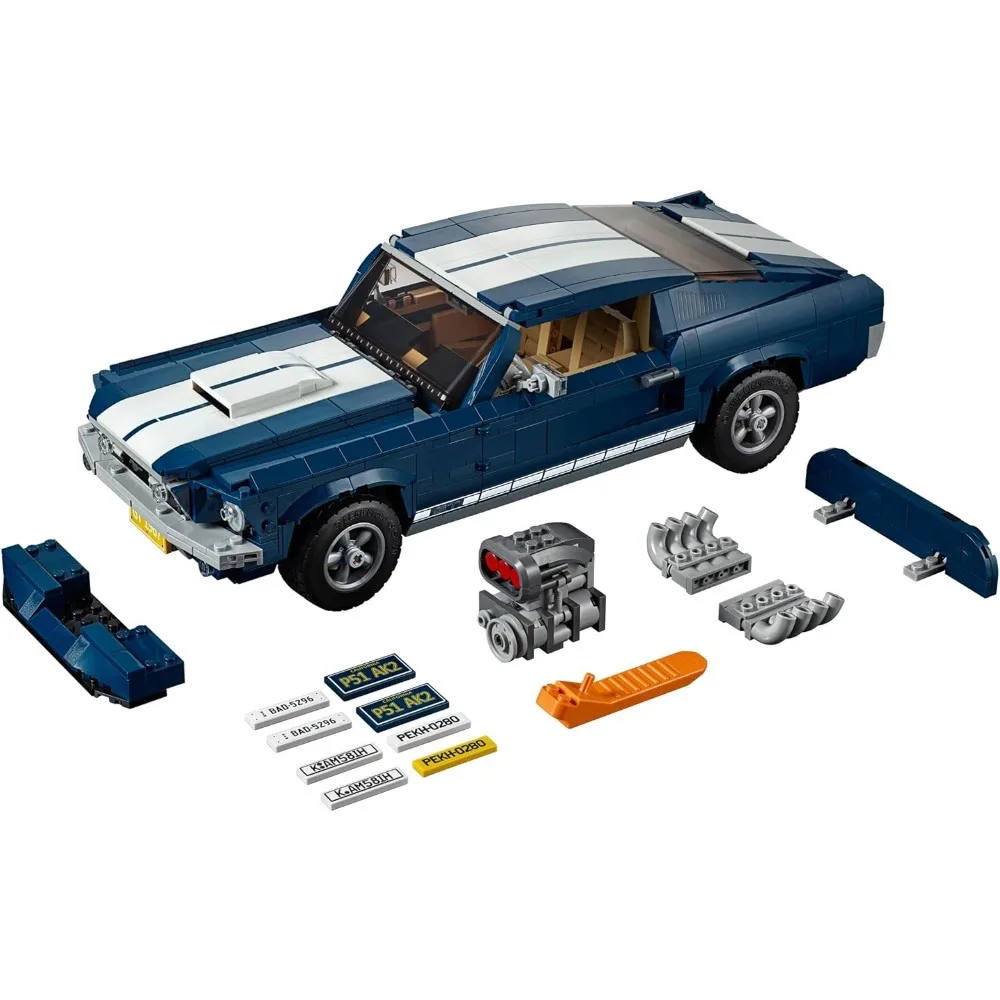 Building Set - Exclusive Advanced Collector's Car Model, Featuring Detailed Interior,Collectible for Adults and Teens