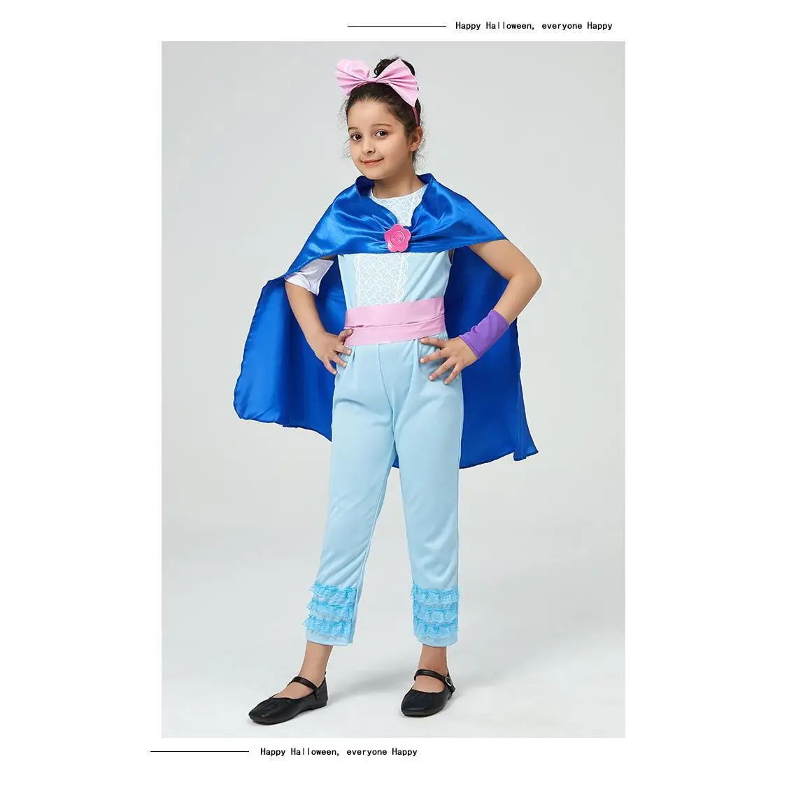 

Детский костюм персонажа из фильма Bo Peep для девочек, наряд для выступлений на Хэллоуин из полиэстера, сценическая одежда Faion для девочек