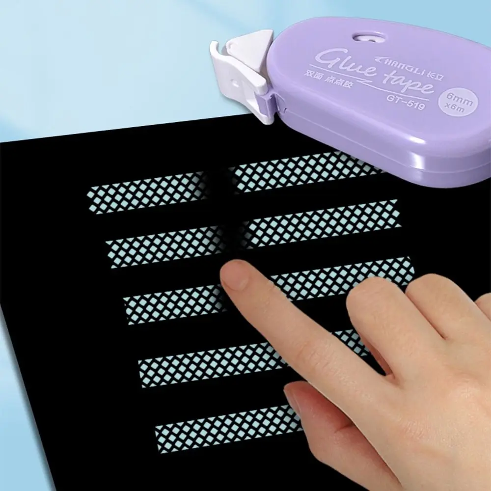 6m*6mm Double Sided Adhesive Dots Glue Tape DIY Scrapbooking Collage Photo Album School Stationery Supplies Roller Tape