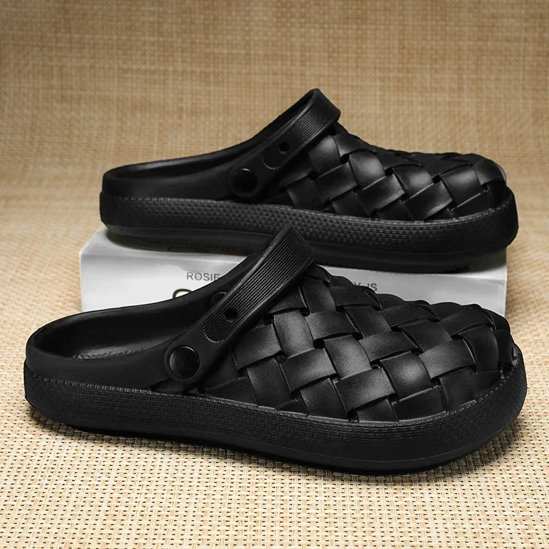 صنادل قباقيب صيفية للرجال قابلة للتنفس - أحذية مائية خفيفة الوزن وسريعة الجفاف وغير قابلة للانزلاق للمشي لمسافات طويلة على الشاطئ ونعل ناعم في الهواء الطلق #5