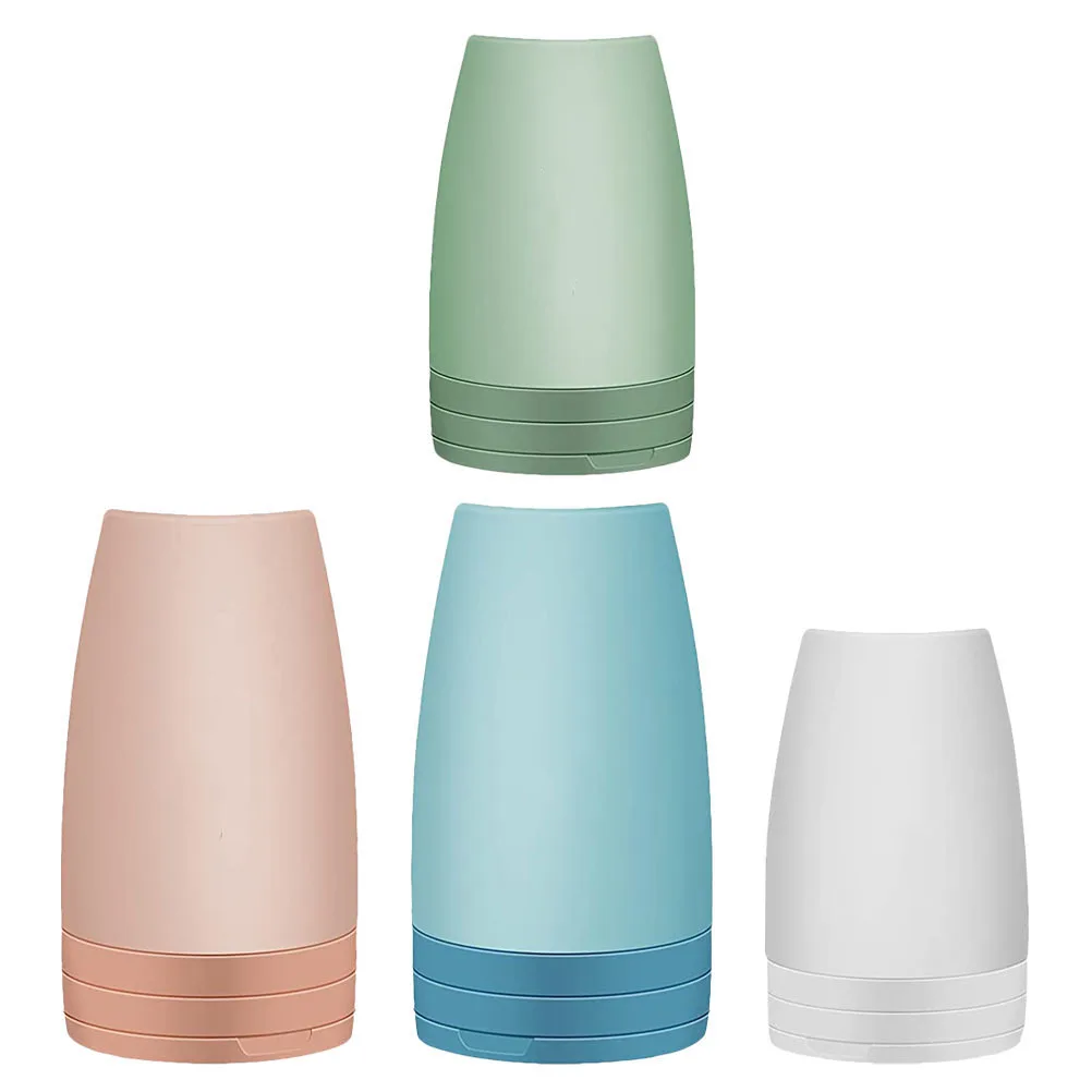 

4Pcs Lightweight Portable Lotion Containers Leakproof for Foundations Essences Moisturizers Travel Accessories