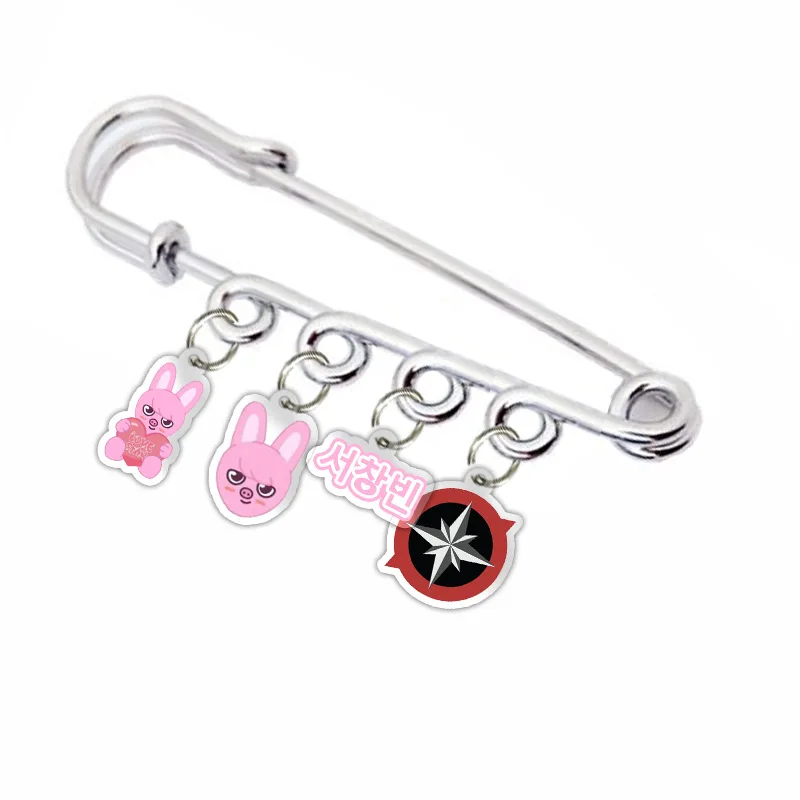 Broche de noël pour enfants errants, pendentif en acrylique, étoile de dessin animé, porte-clés personnalisé SKZ