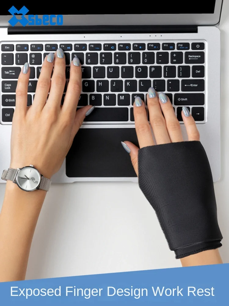 High Elastic Gel Wrist Support Gloves, Dual Hot Cold Compress Design, Comfort Palm Wrist Guard for Daily Joint Soothing Care