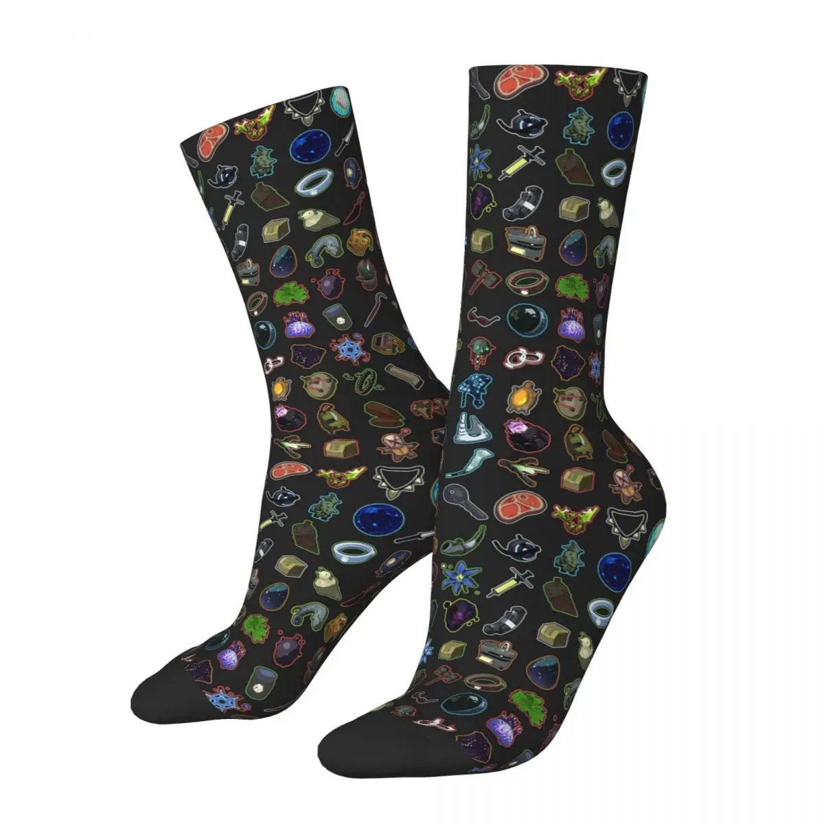 Risk Of Rain Items Socks Harajuku Super Soft Stockings All Season Long Socks Accessories for Unisex Birthday Present