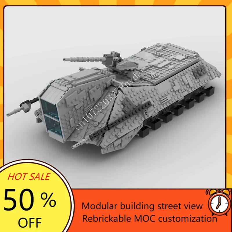 783PCS UT-AT 스타 디스트로이어 우주 전쟁 군사 MOC 우주선 전투 모델 맞춤 퍼즐 DIY 교육 조립 모델 장난감 선물