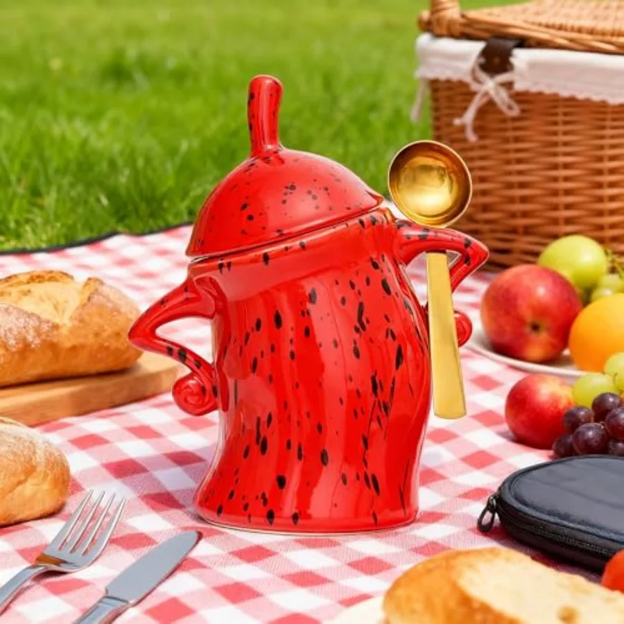 

Керамический набор банок Piegricdiat Canister With Attitude: большие банки для конфет с крышками, стильные емкости для конфет, печенья, чая и т.д.