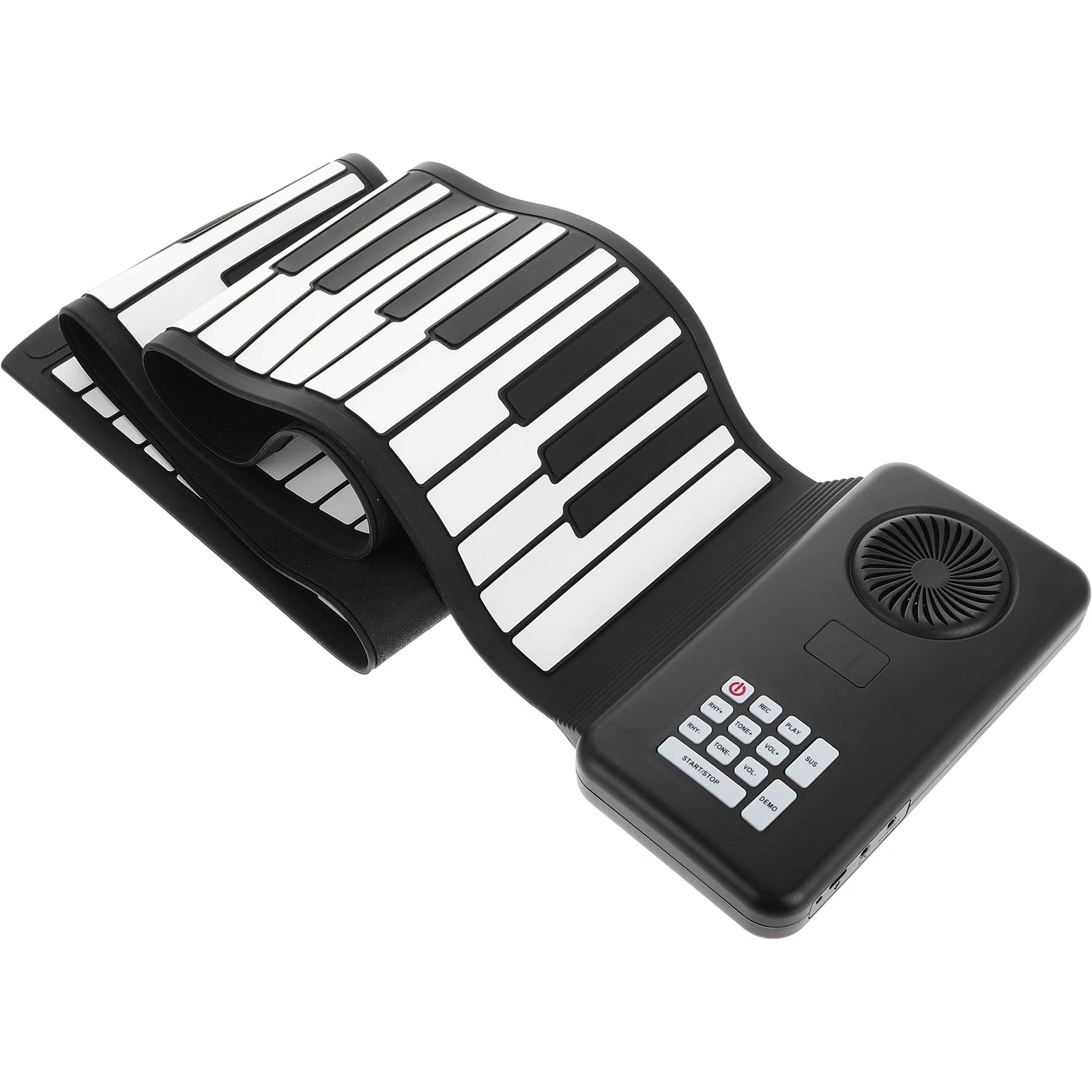 88 touches H roulé Piano pliable clavier électronique Portable voyage Silicone Gel intégré haut-parleur alimenté