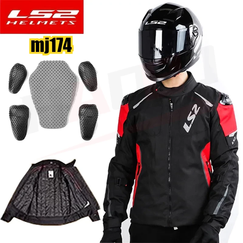 

Сертификация CE LS2 Пик Мотоциклетный велосипедный костюм Теплый дышащий водонепроницаемый ветрозащитный раллийный костюм Локомотив Four Seasons MJ174