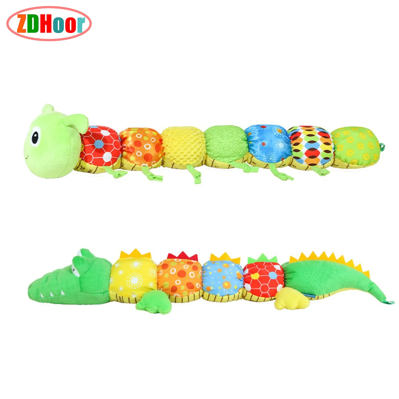 

Baby Soft Sleeping Toys Animal Shape Musical Stuffed Activity Funny Toys with Multi-sensory Crinkle Rattle And Textures