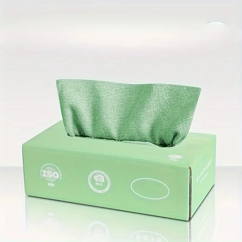 20pcs Microfiber Pull Out Disposable Kitchen Towels Super Absorbent Microfiber Cleaning Cloths for Dishwashing Multi Surface view 5