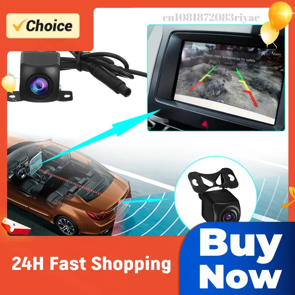 

Беспроводная Wi-Fi камера заднего вида для автомобиля с ночным видением, HD-камера для парковки, угол обзора 175 градусов, поддержка Android и iOS