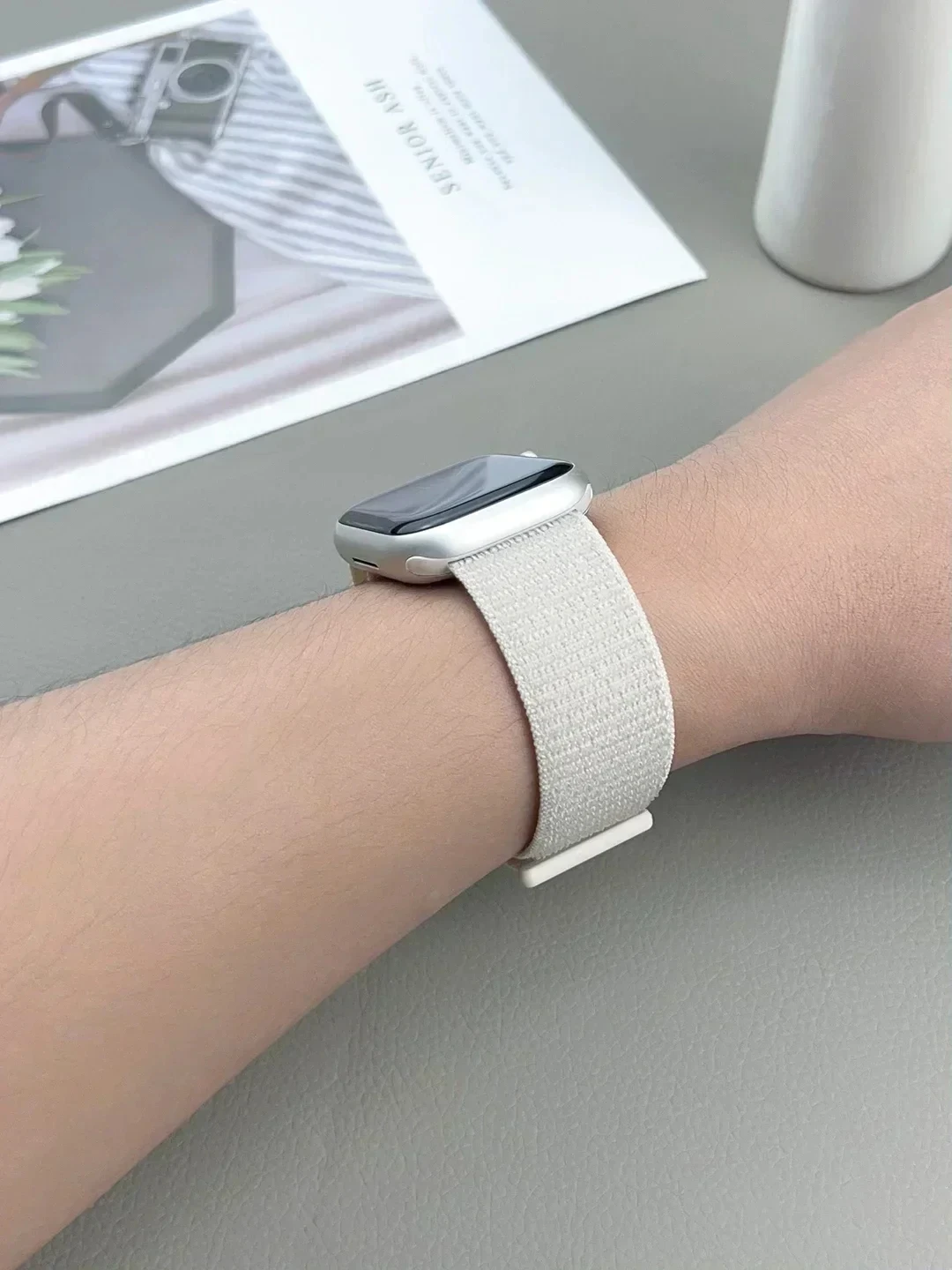 Nylon Loop Strap for Apple Watch Band 46mm 40mm 44mm 45mm 42mm 41mm 38mm Smart Belt Bracelet for IWatch Ultra 49mm 8/7/6/SE/5/4