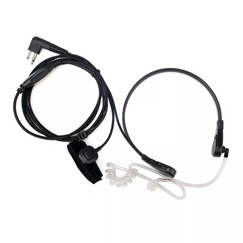 Waterproof Throat Mic Microphone Covert Acoustic Tube Earpiece Headset Earpiece PTT for Motorola GP300 GP88S Pro1150 CT250 Radi